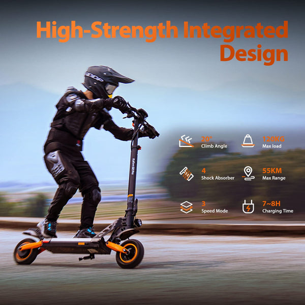 KuKirin G2 Pro 2025 – 600W E-Scooter, 45 km/h Max Speed, 120 km Range, 120 kg Load Capacity