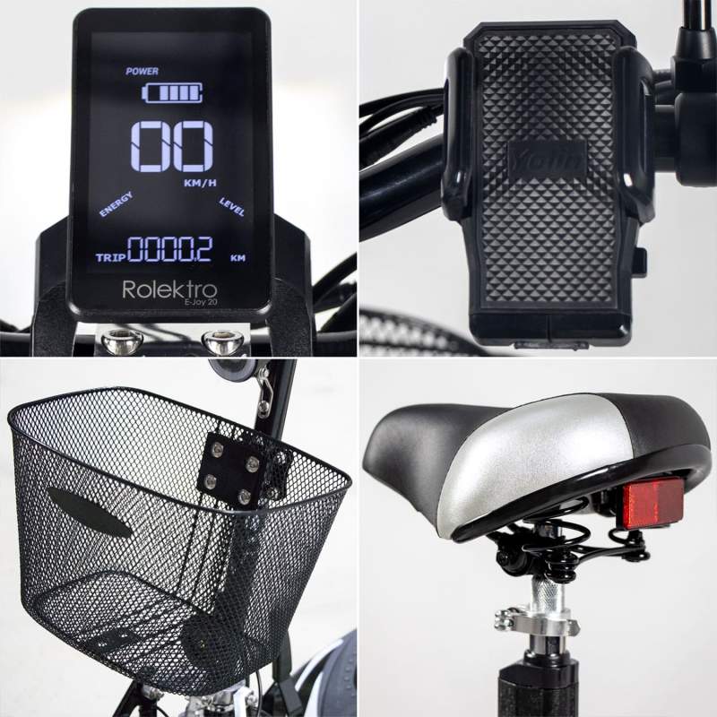 Rolektro E-Joy 20 Electric Scooter – 500W, With Seat