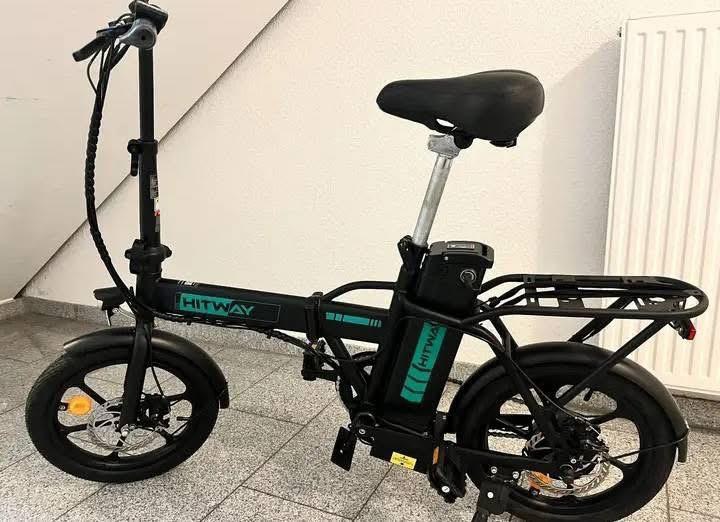 BK5S Folding Electric Bike – 250W, 25 km/h, Removable Battery